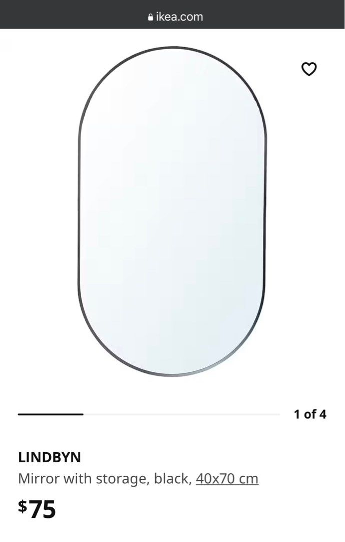 BNIB ikea mirror, Furniture & Home Living, Home Decor, Mirrors on Carousell