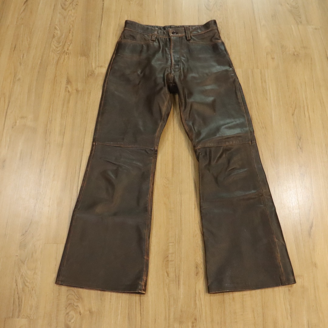 Japan Bootcut Leather Pant by Comme Ca Du Mode MEN, Men's Fashion