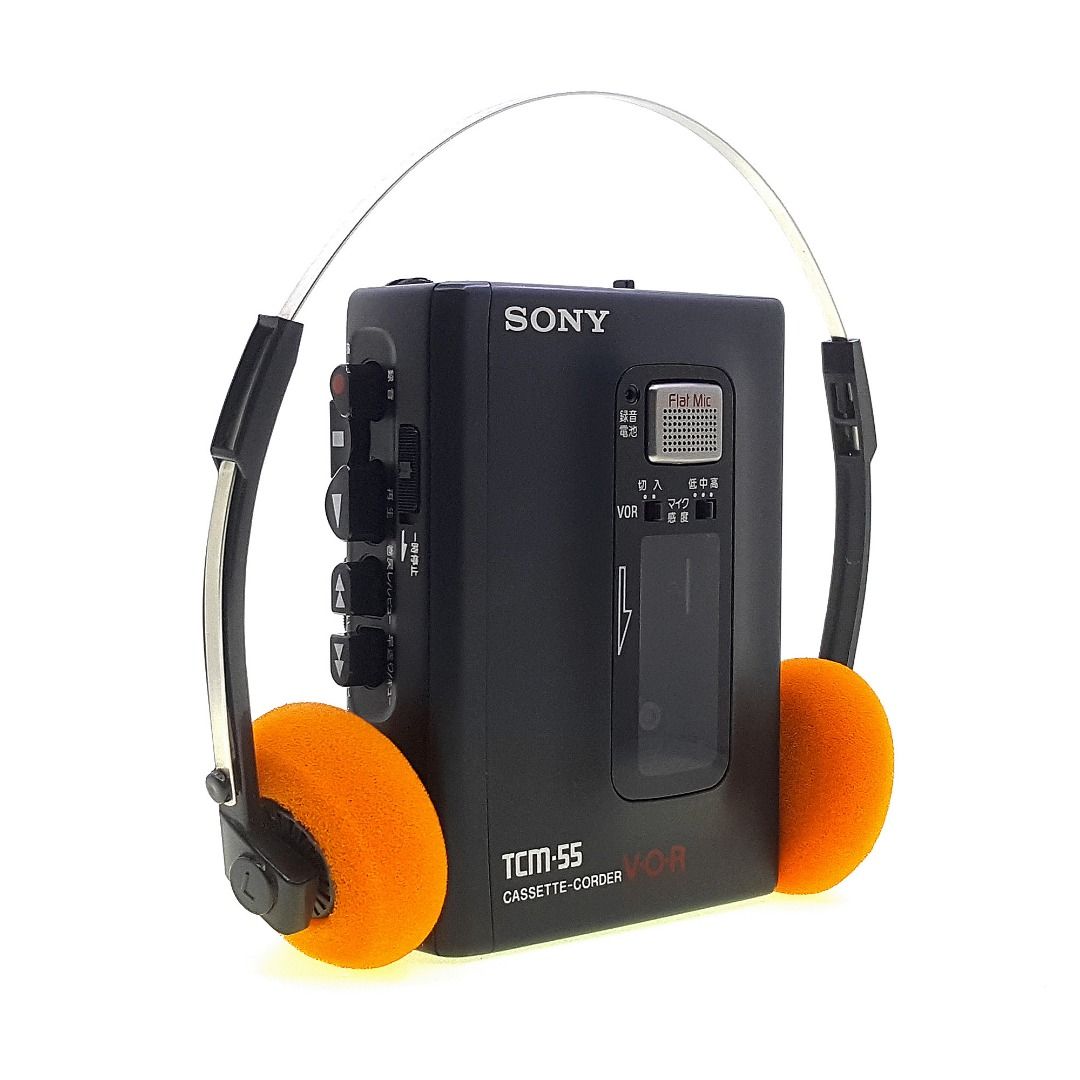 Brand New Sony TCM-55 Walkman Cassette Player/Recorder In Excellent Working  Condition. Made in Japan!