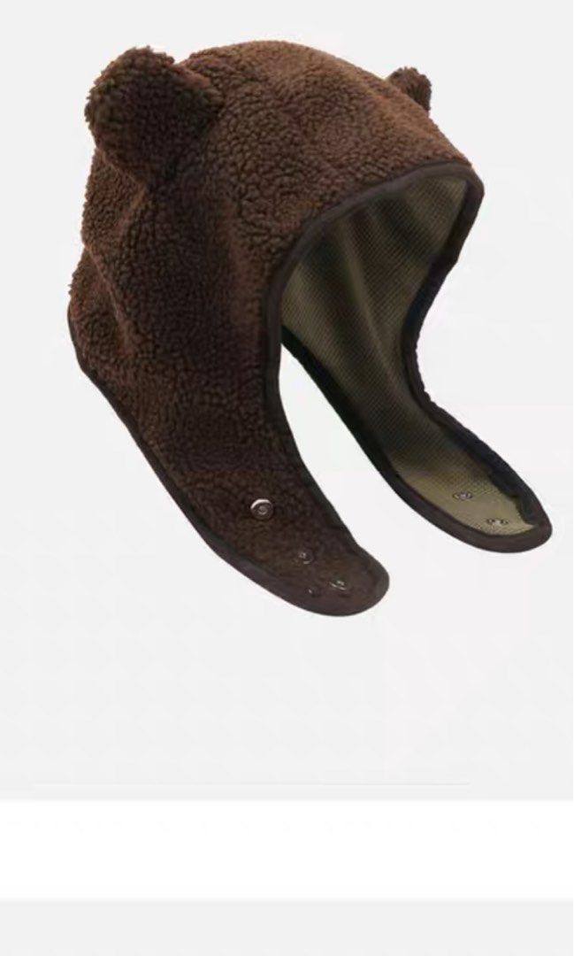 Brown bear Earmuffs Headgear Female, Women's Fashion, Watches