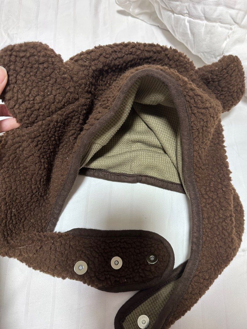 Brown bear Earmuffs Headgear Female, Women's Fashion, Watches