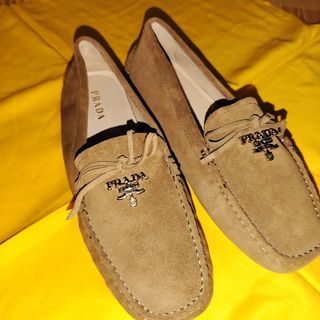 Brown Prada Loafers