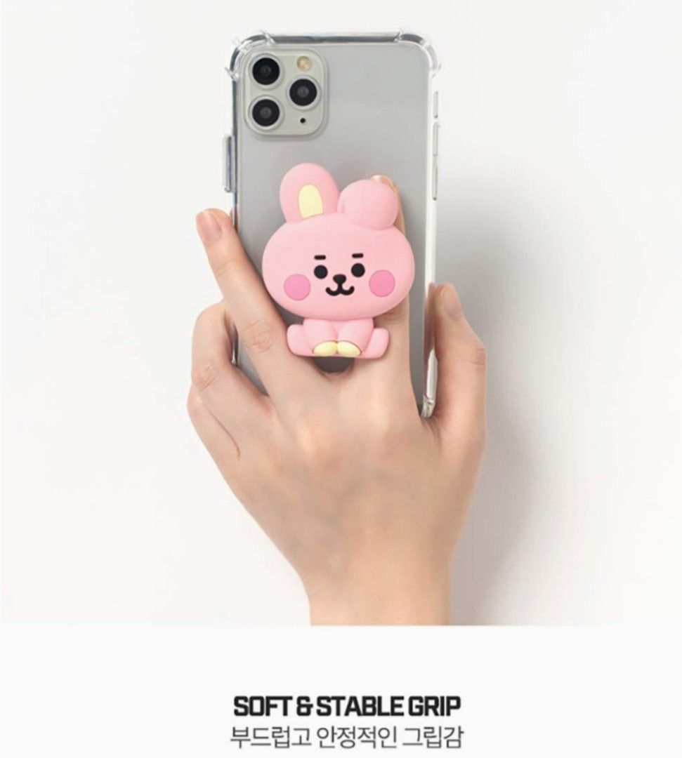 BT21 SHOOKY Bubble Pop tok (Category: Mounts & Holders) located in Quezon City. Submitted by niceandfancy (Listing ID 1232824194, Image 3). Description: Available characters: * shooky *RJ BT21 Licensed Product - BT21 BABY BUBBLY POP TOK Material : 3D Silicone Size : 6 x 7 cm Function : - Horizontal stand - Stable and easy to grip - Earphone strap - BT21 Character can be separated from griptok.