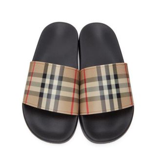 Mens burberry clearance slides