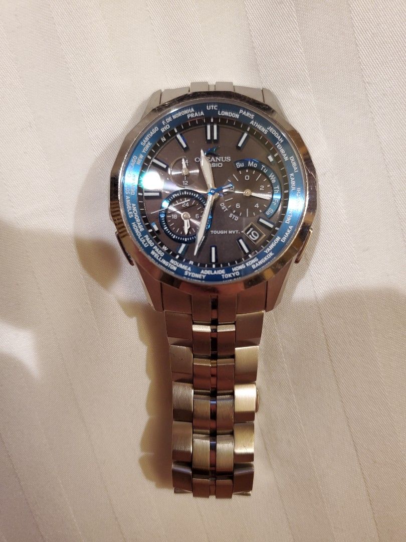 中古錶】Casio Oceanus OCW-S1400, 男裝, 手錶及配件, 手錶- Carousell