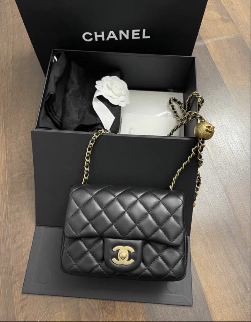 Chanel 小金球方胖子黑色有現貨！AS1786-B02916-94305 |正版正貨