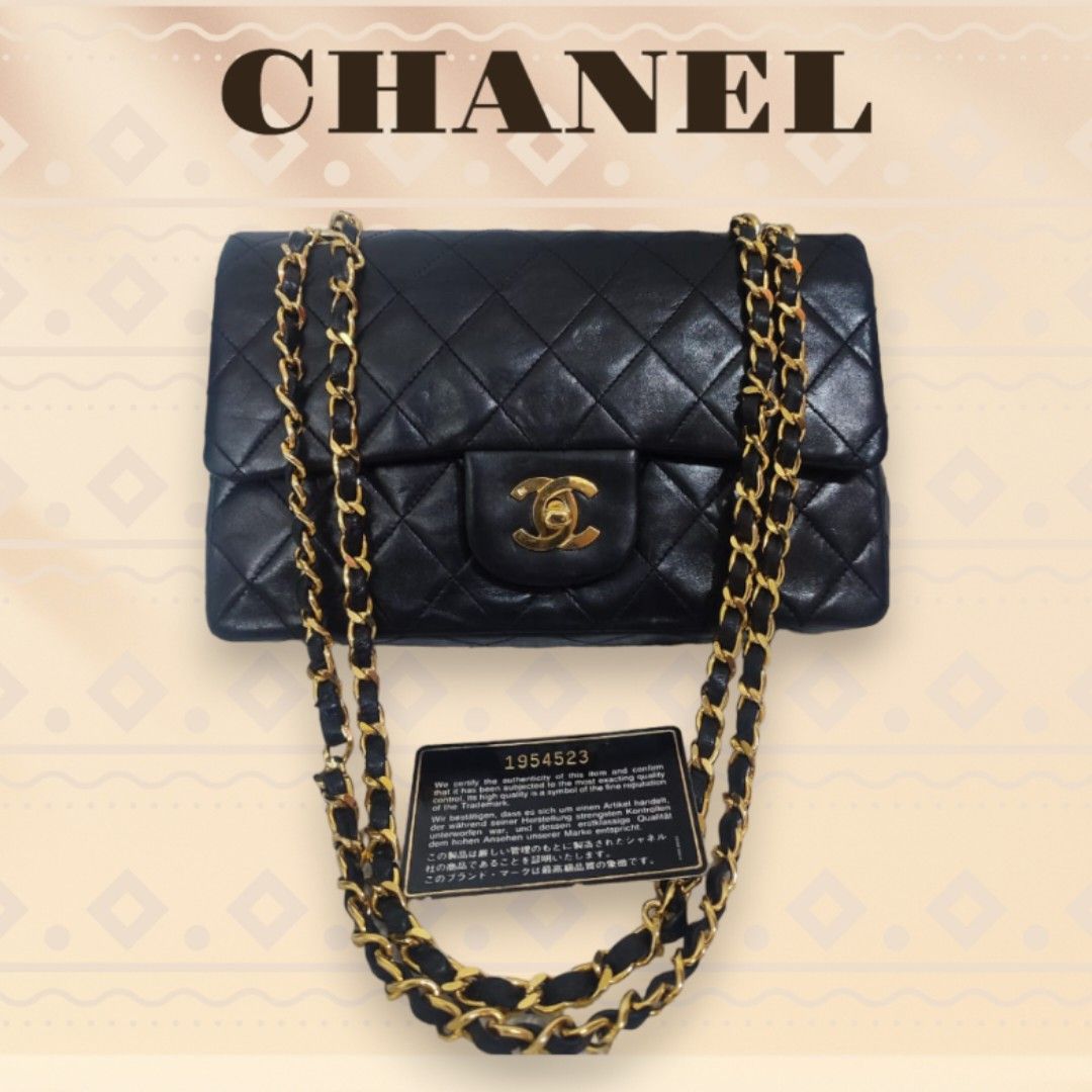 CHANEL FLAP LAMBSKIN MEDIUM BAG on Carousell