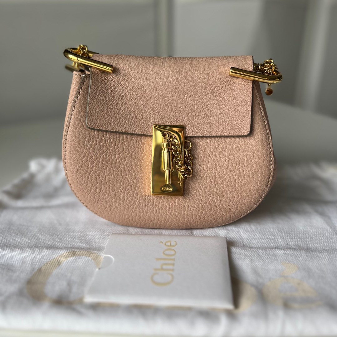 Chloe nano leather drew sales crossbody