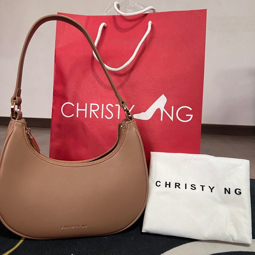 Christy Ng Julieta Shoulder Bag in Sand, Women's Fashion, Bags & Wallets, Shoulder  Bags on Carousell