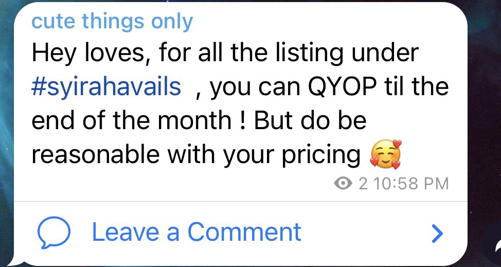 CLOTHES UNDER 10, Announcements on Carousell