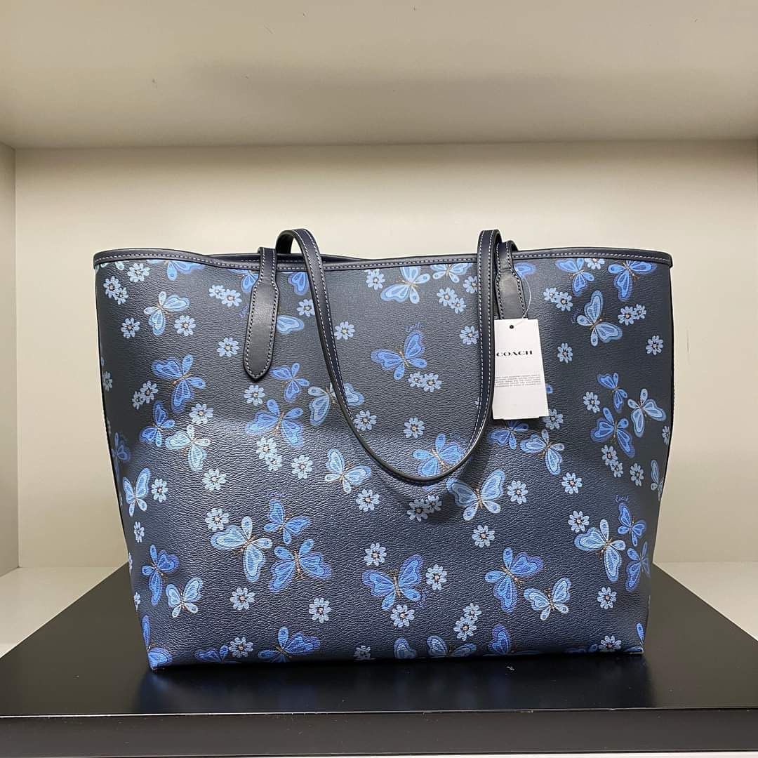 COACH®  City Tote With Lovely Butterfly Print