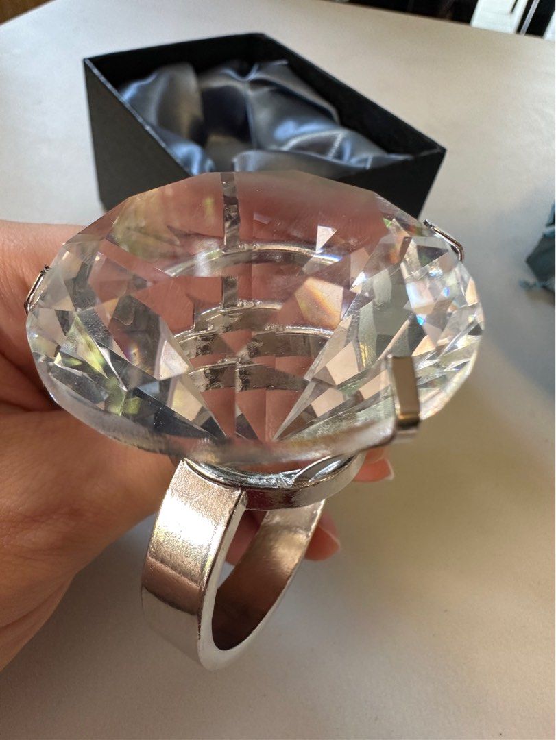 Giant fake engagement ring cheap