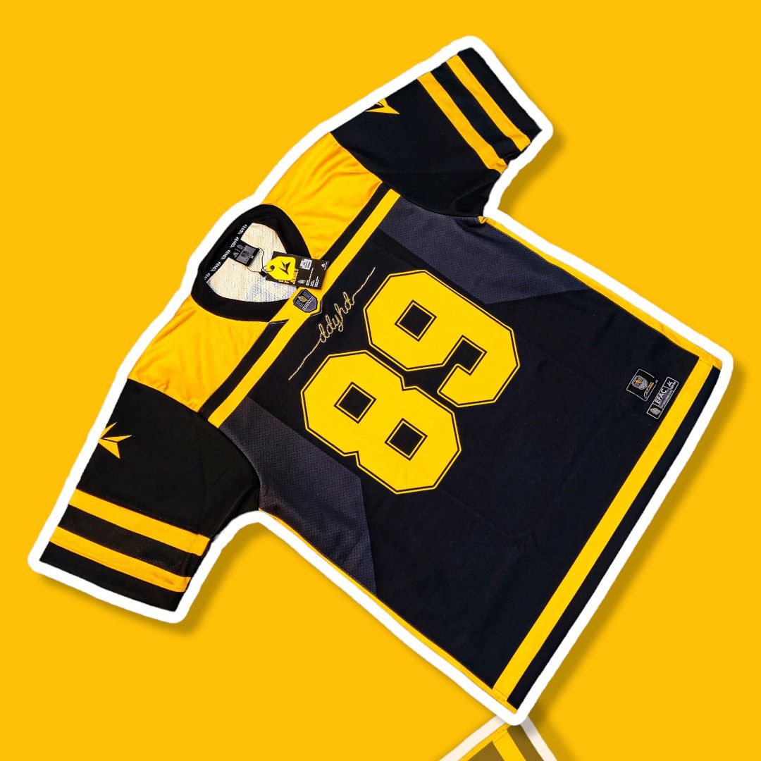 Daddyhood X Kovra 89 NFL Jersey Black and Yellow, Men's Fashion, Activewear  on Carousell