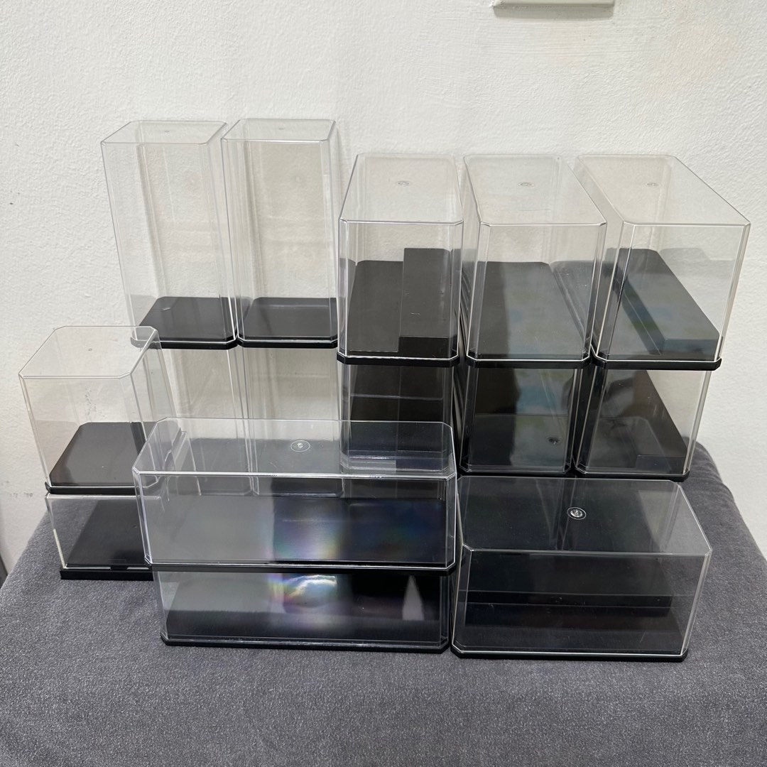 Daiso display boxes cases, Hobbies & Toys, Toys & Games on Carousell