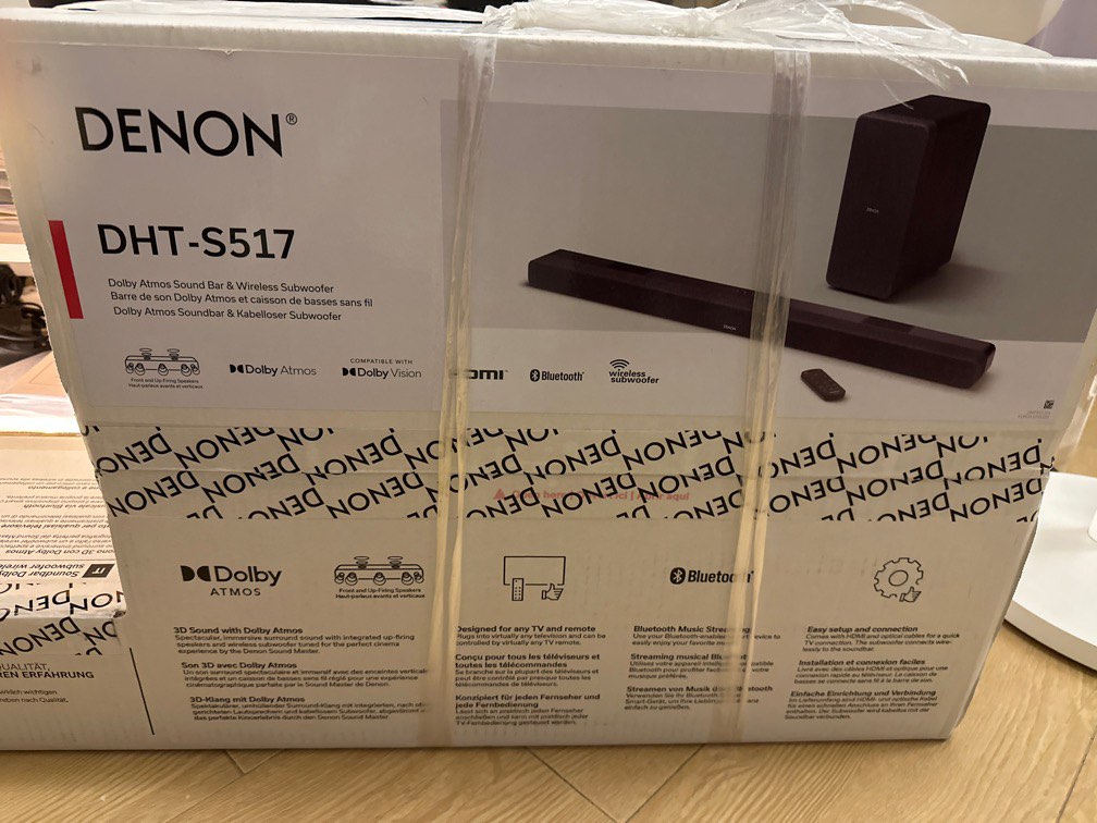 DENON DHT-S517, 音響器材, Soundbar、揚聲器、藍牙喇叭、耳擴