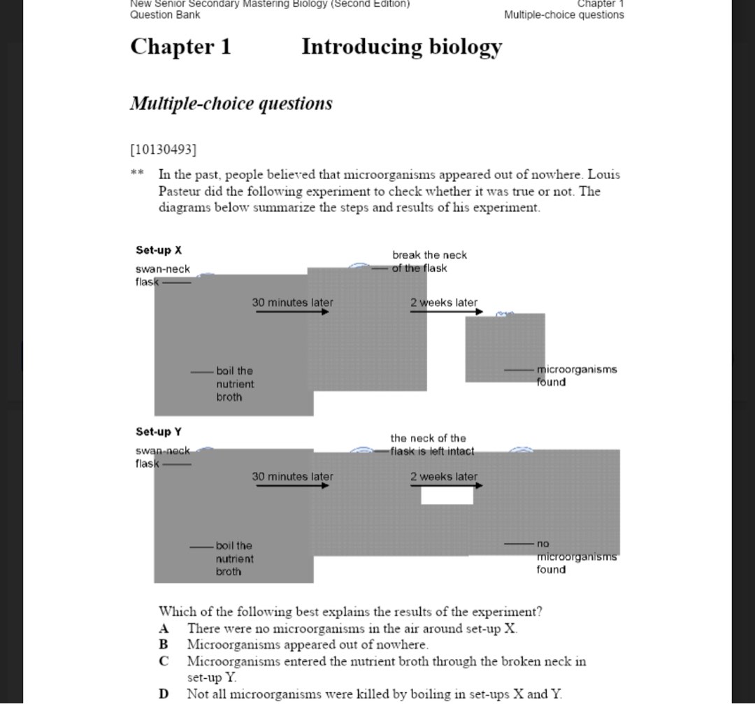 DSE biology exercise by topic62863171429506111