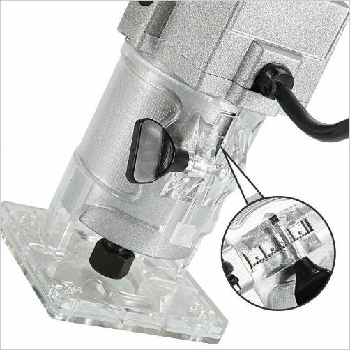 Electric Palm Router Bit Trimmer Tool Double Bearing Formica Veneer Laminate Cutter Portable