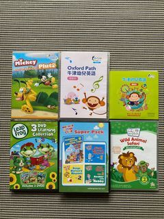 EUC baby/toddler educational nursery rhymes dvd lot (leap frog/mother goose club/baby einstein/Disney)  $10 for all