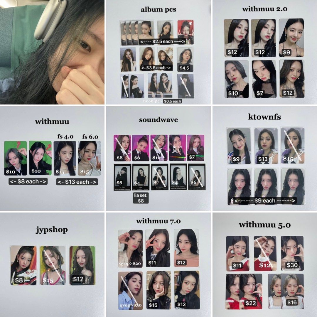 [flash sale!] itzy cheshire album pc & pob