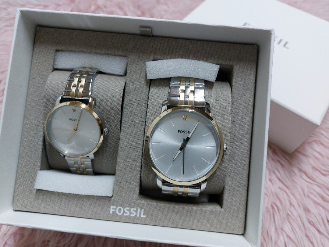 Fossil genuine diamond best sale watch
