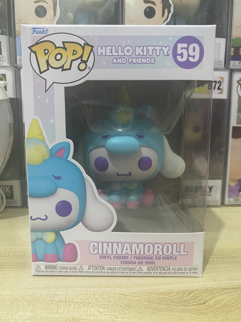 Funko Pop Sanrio Cinnamoroll 59 Unicorn Hello Kitty and Friends Vinyl