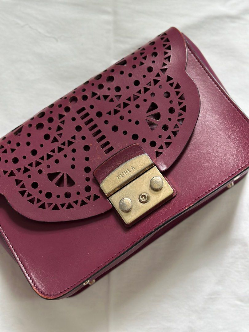 Furla fuchsia hotsell bag