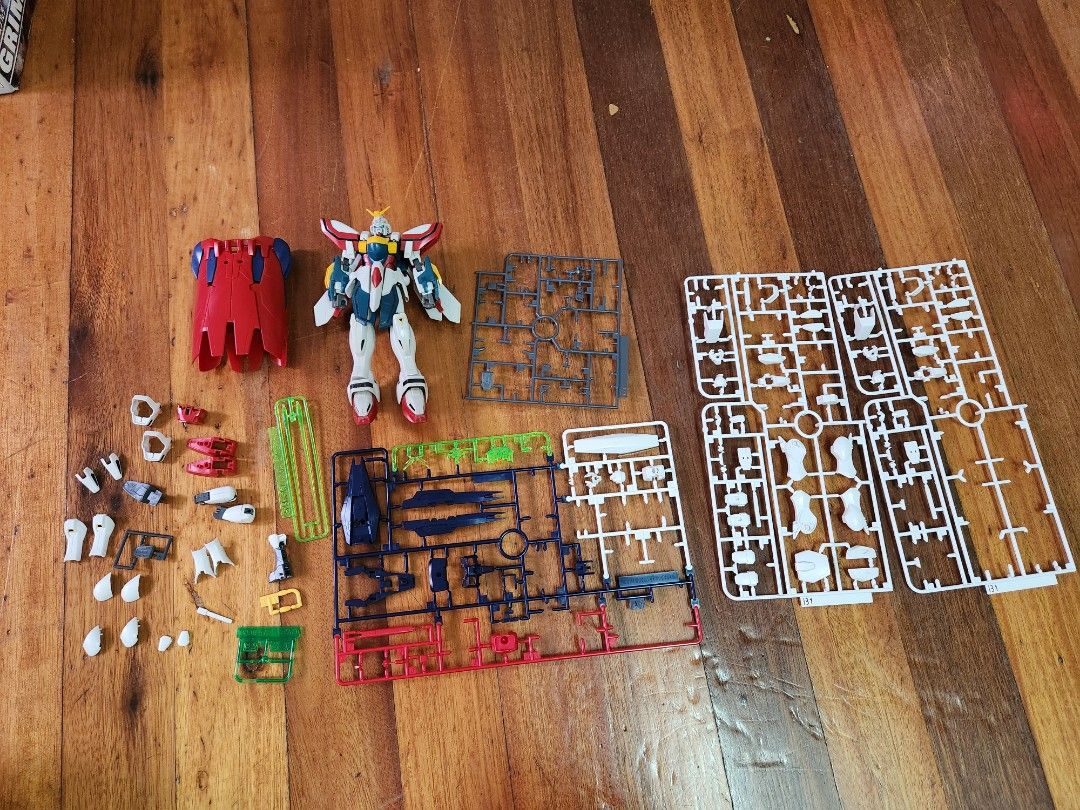 Bandai G Gundam Set (Category: Gundam & Model Kits) located in Cainta. Submitted by quicktree_75c2c5 (Listing ID 1232751185, Image 1). Description: Set includes parts from: - HG 1/100 God Gundam - HG Master Gundam - Extra parts from HG Gundam Shining Break - Loose parts from HG God Gundam WYSIWYG.