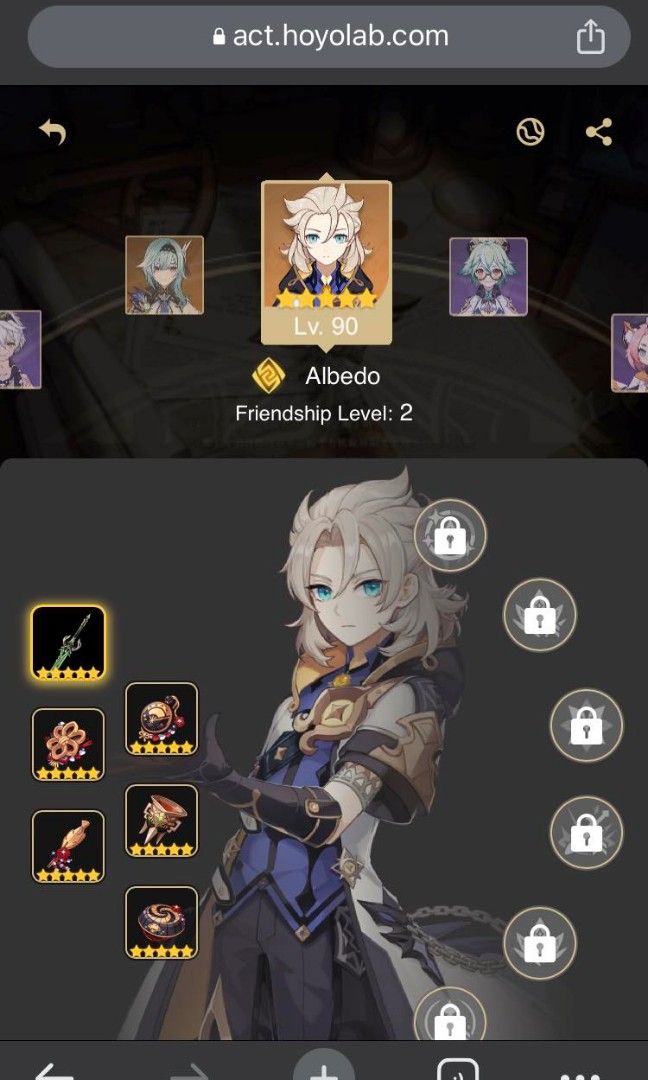 genshin asia acc ar57 no deadlinks f2p on Carousell
