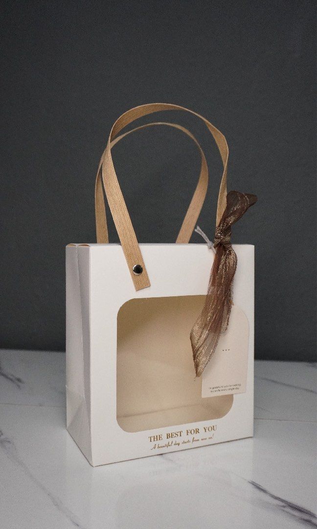 Gift Bags, Transparent Bag, Huat Huat Pot Bag, Thankyou Tags, Food