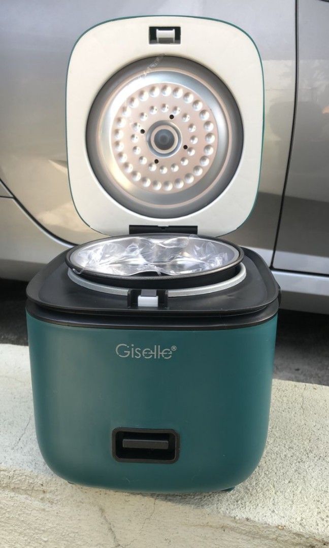 Giselle Mini Rice cooker 1.2l with Non stick pot & steamer, TV & Home