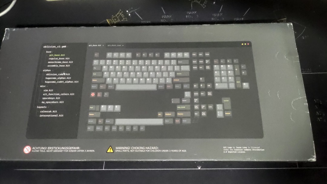 GMK Oblivion v2.0, Git Base, Computers & Tech, Parts &