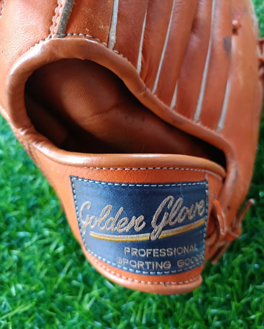 GOLDEN GLOVE ORIGINAL LEATHER PITCHER OUTFIELD BASEBALL SOFTBALL GLOVE