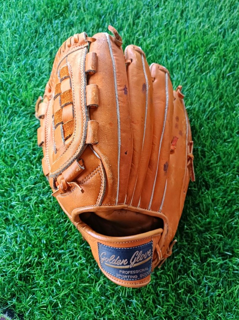 GOLDEN GLOVE ORIGINAL LEATHER PITCHER OUTFIELD BASEBALL SOFTBALL GLOVE