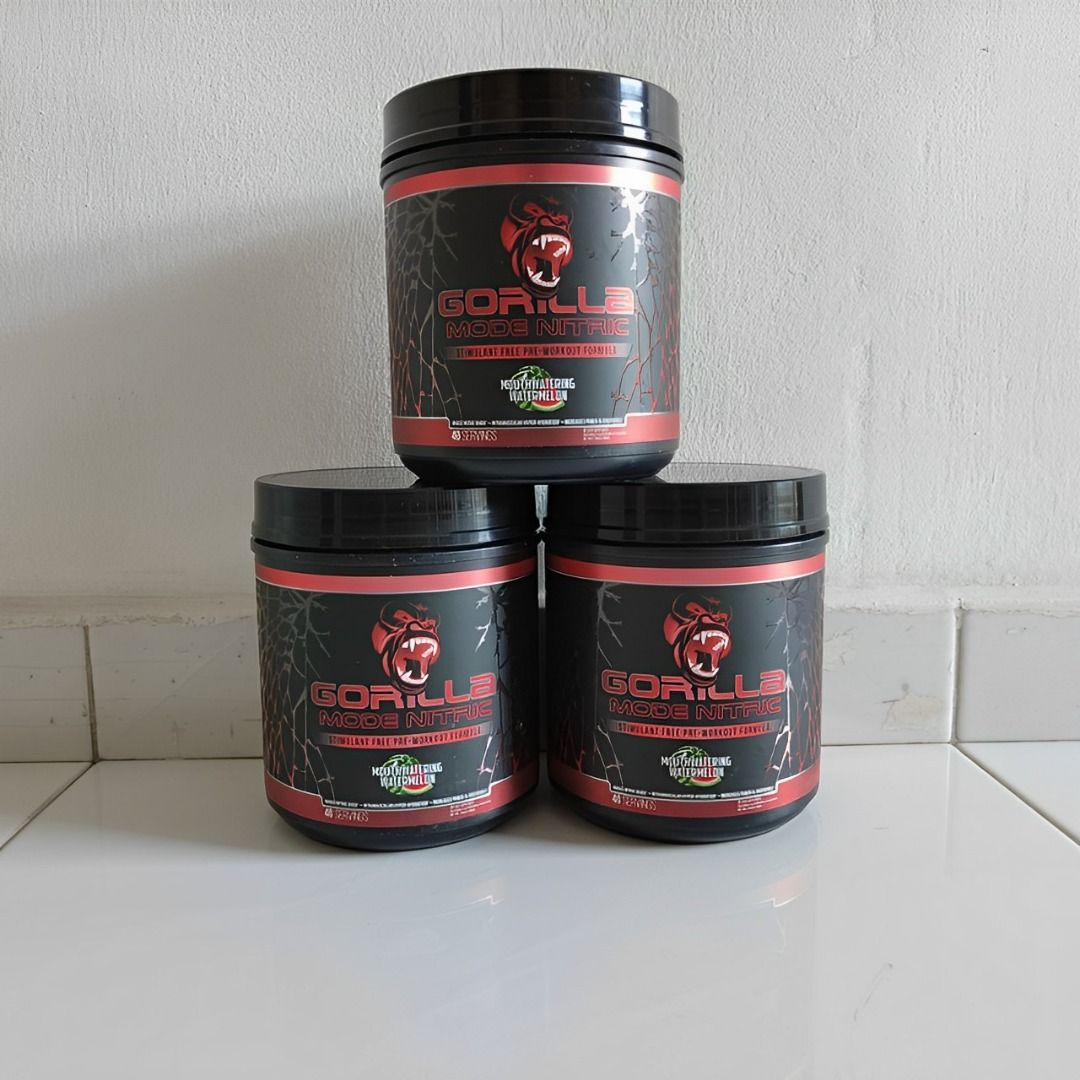 Gorilla Mode Pre Workout Nitric Mouthwatering Watermelon { PROMO AVA