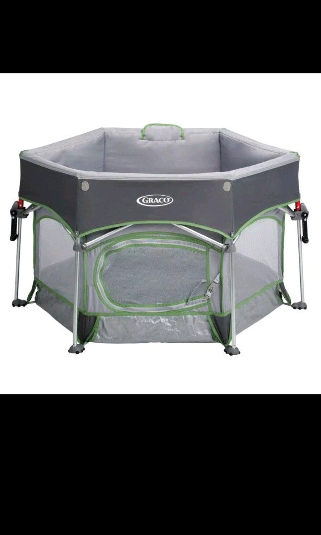 Graco playpen/ tent (foldable), Babies & Kids, Baby Nursery & Kids ...