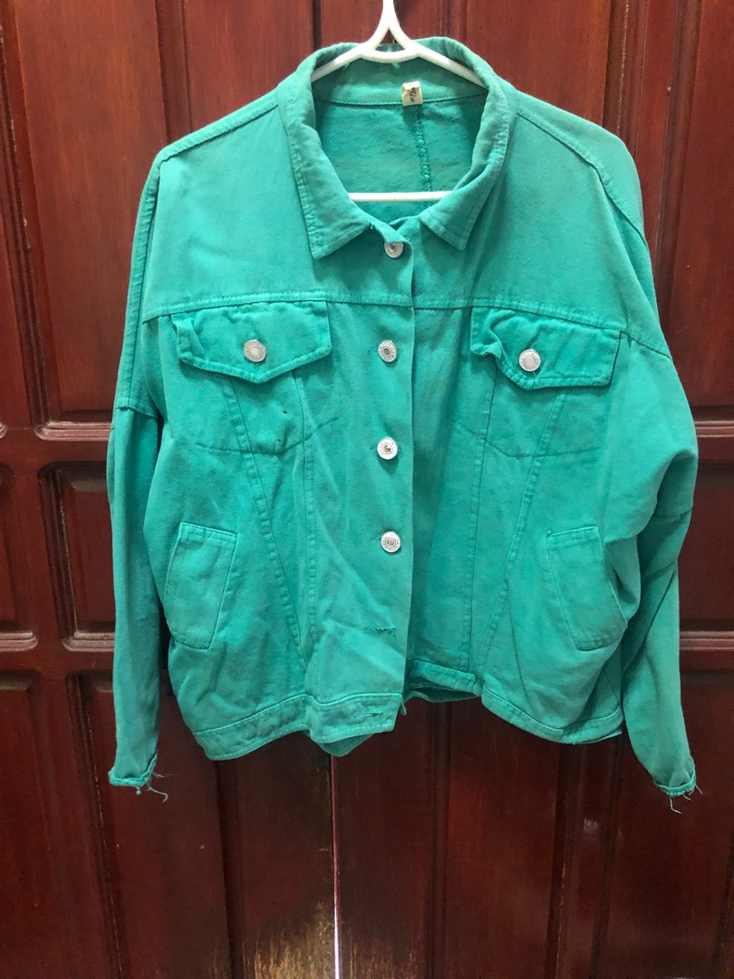 green-jacket-women-s-fashion-coats-jackets-and-outerwear-on-carousell