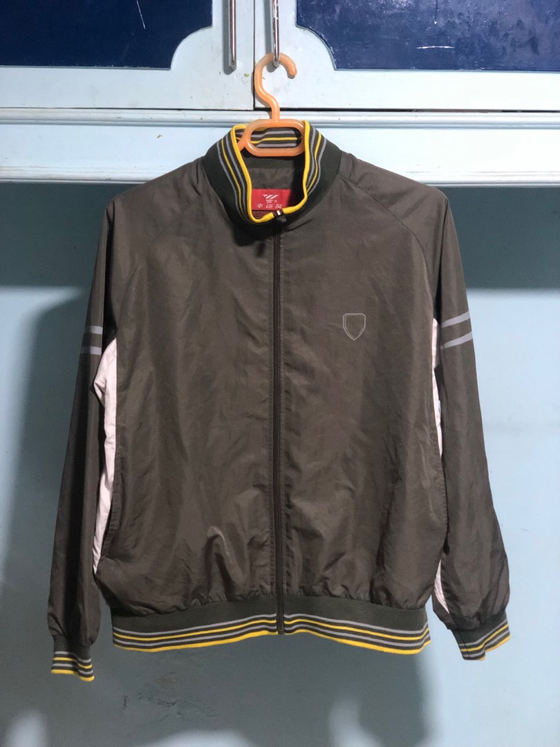 Green Nylon Jacket, Women's Fashion, Coats, Jackets and Outerwear on