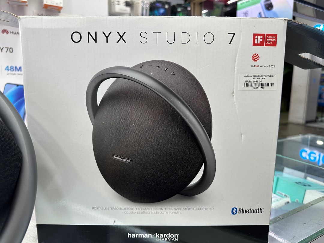 HARMAN KARDON ONYX STUDIO 7 BLUETOOTH SPEAKER (WITH BOX), Audio, Soundbars, Speakers