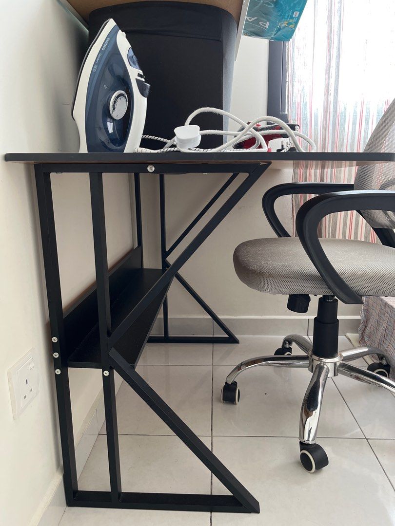 Home office table & chair set, Furniture & Home Living, Furniture