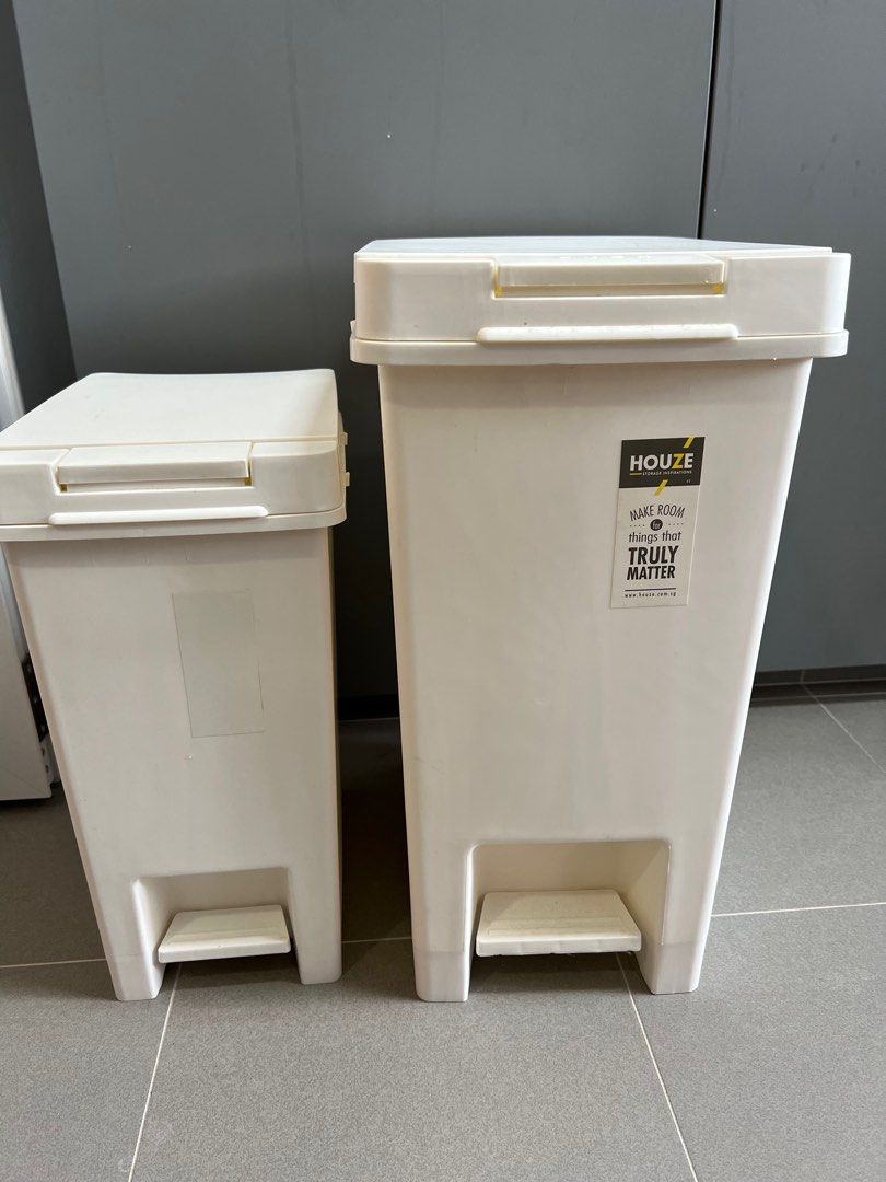 HOUZE rubbish bins, Furniture & Home Living, Cleaning & Homecare