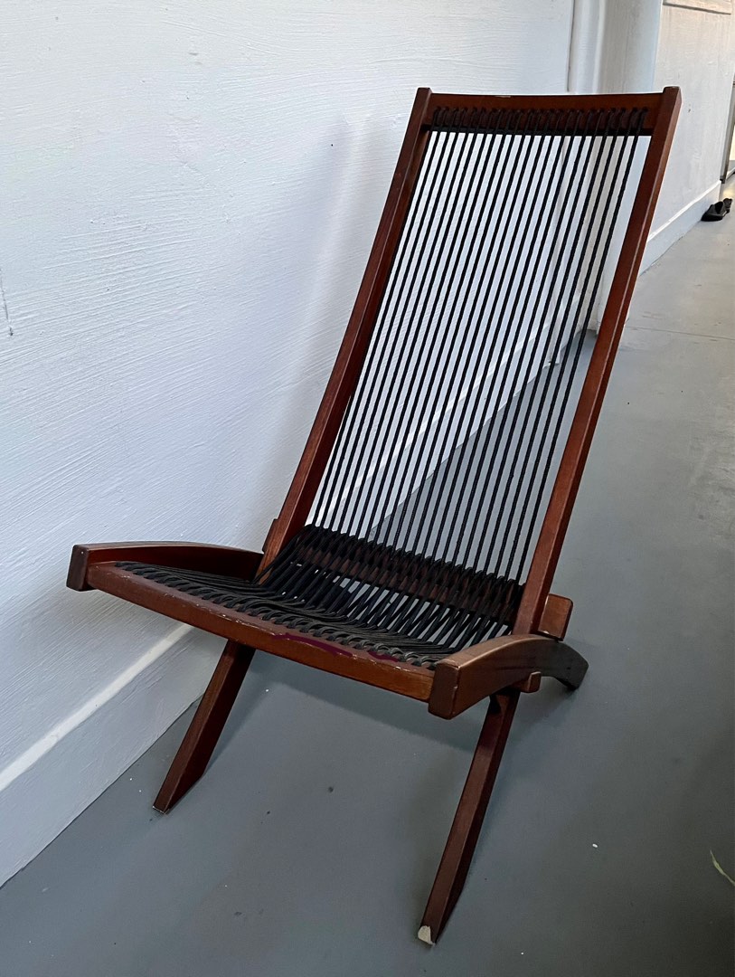 IKEA BROMMO Foldable Lounge Chair Balcony Chair Reclining Chair Lounger