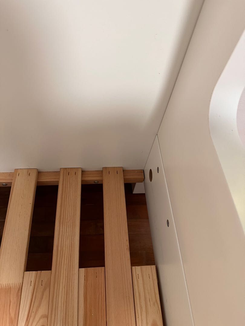 IKEA BUSUNGE Extendable Adjustable Toddler Bed Frame, Furniture & Home