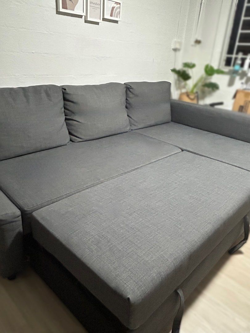 IKEA Friheten Sofa Bed, Furniture & Home Living, Furniture, Sofas on