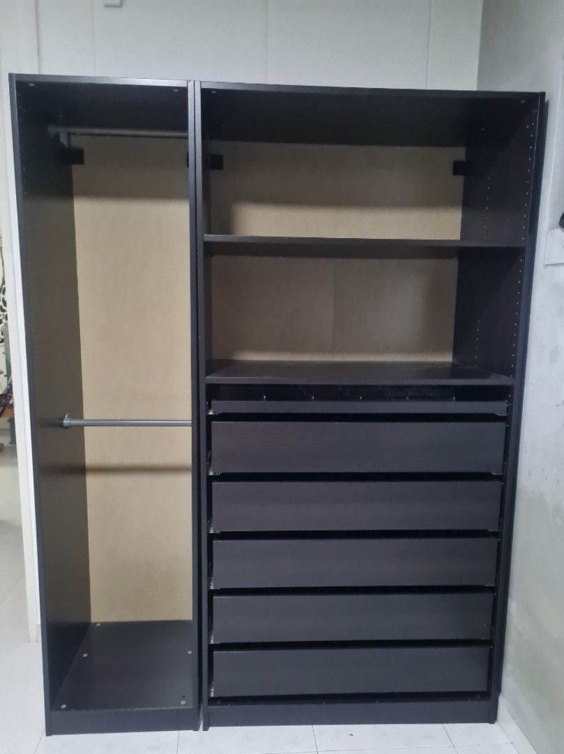 IKEA open wardrobe, Furniture & Home Living, Furniture, Shelves, Cabinets & Racks on Carousell