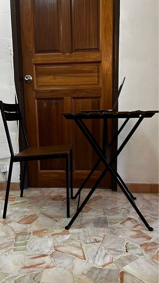 Ikea Outdoor Table and Chair, Furniture & Home Living, Furniture