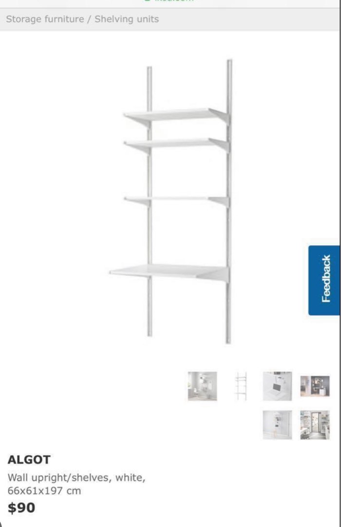 IKEA Shelf, Furniture & Home Living, Furniture, Shelves,