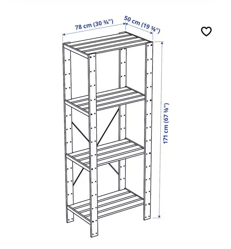 IKEA Shelving units, Furniture & Home Living, Furniture, Shelves