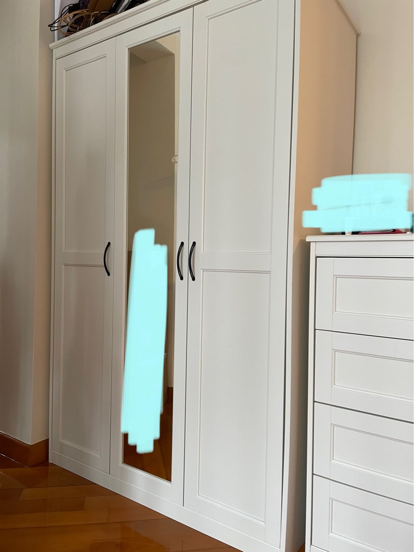 IKEA SONGESAND Wardrobe White