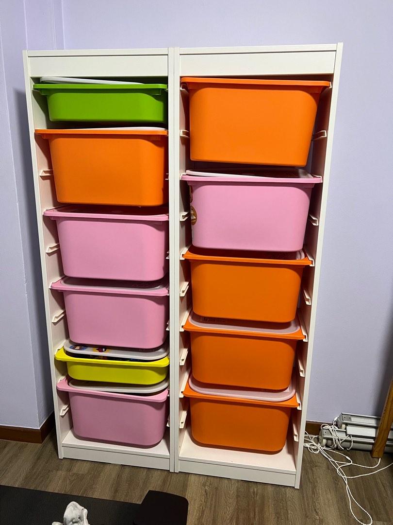 IKEA toy storage cupboard, Furniture & Home Living, Furniture, Shelves