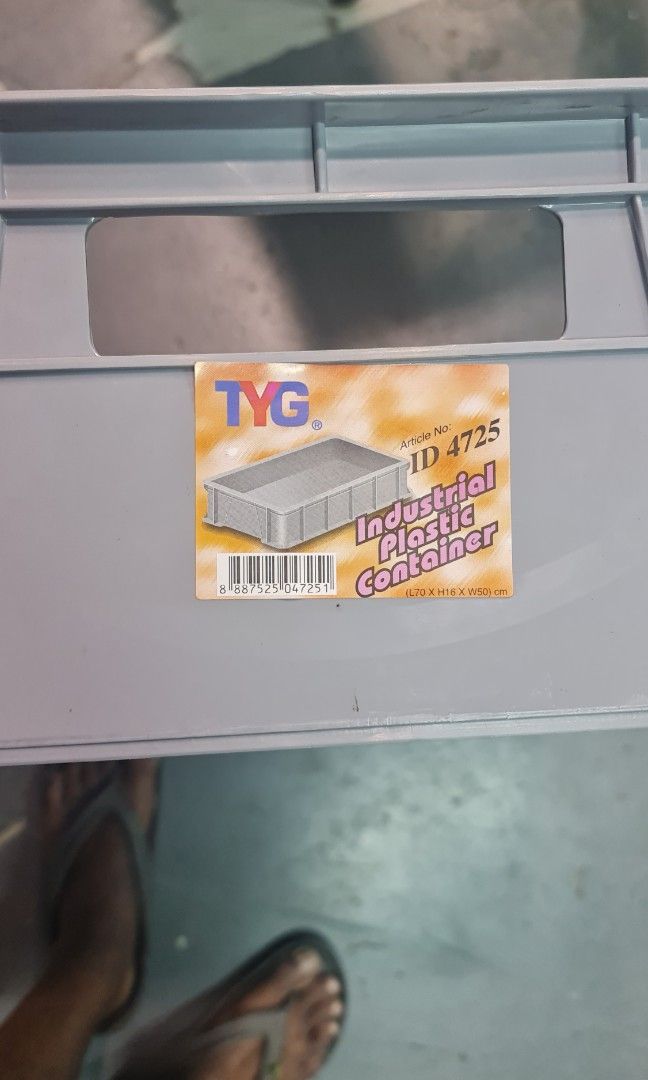 Industrial plastic containers, Furniture & Home Living, Home